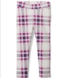 Plaid Pont Pant Cream & Sugar